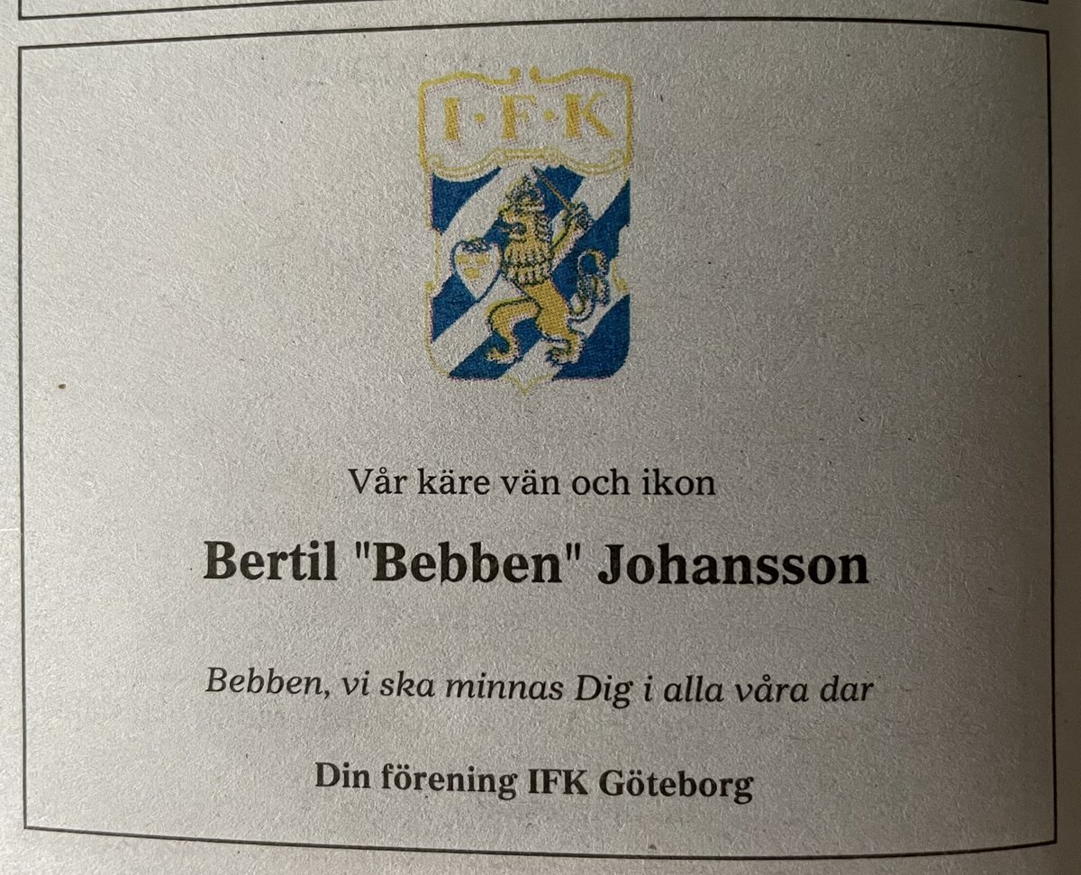 💙 Bebben  #ifkgbg