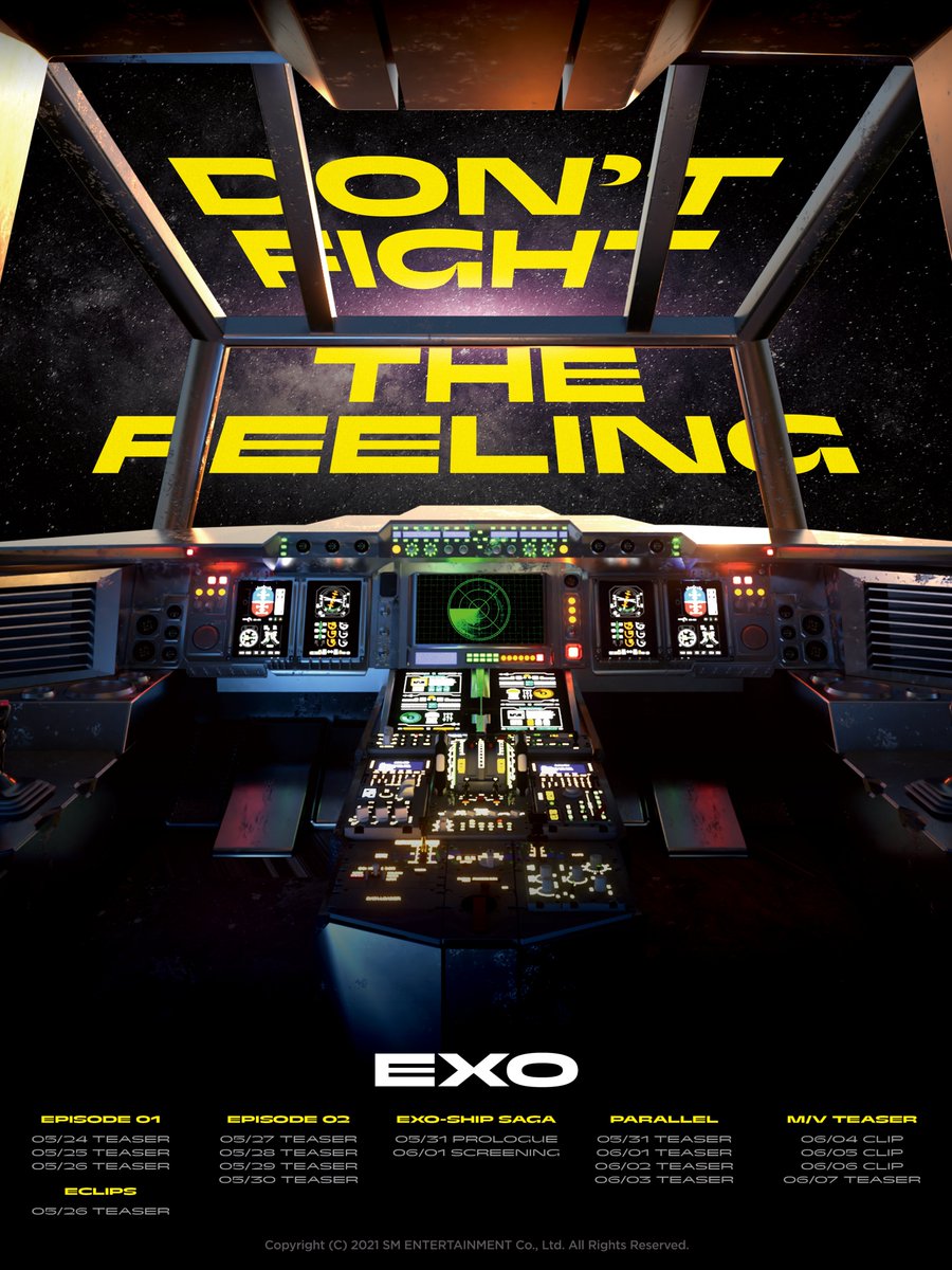 EXO 엑소 Special Album [DON'T FIGHT THE FEELING] 🎧 2021.06.07. 6PM KST #엑소 #EXO #weareoneEXO #DONT_FIGHT_THE_FEELING