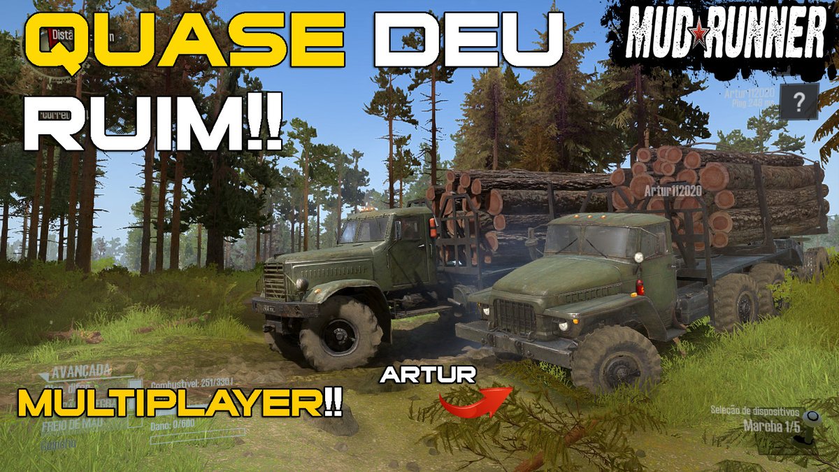 leyvismovicgame's tweet image. Simbora de desafio no Online no MudRunner. Inscreva-se!!

MUDRUNNER MULTIPLAYER | Quase deu ruim no carregamento de troncos | Com ... 

Assista aqui 👇
youtu.be/KMWcRHhglFE via @YouTube 

#MudRunner #SpintiresMudRunner #Gameplay #Multiplayer #Online #Simulador @FocusHome