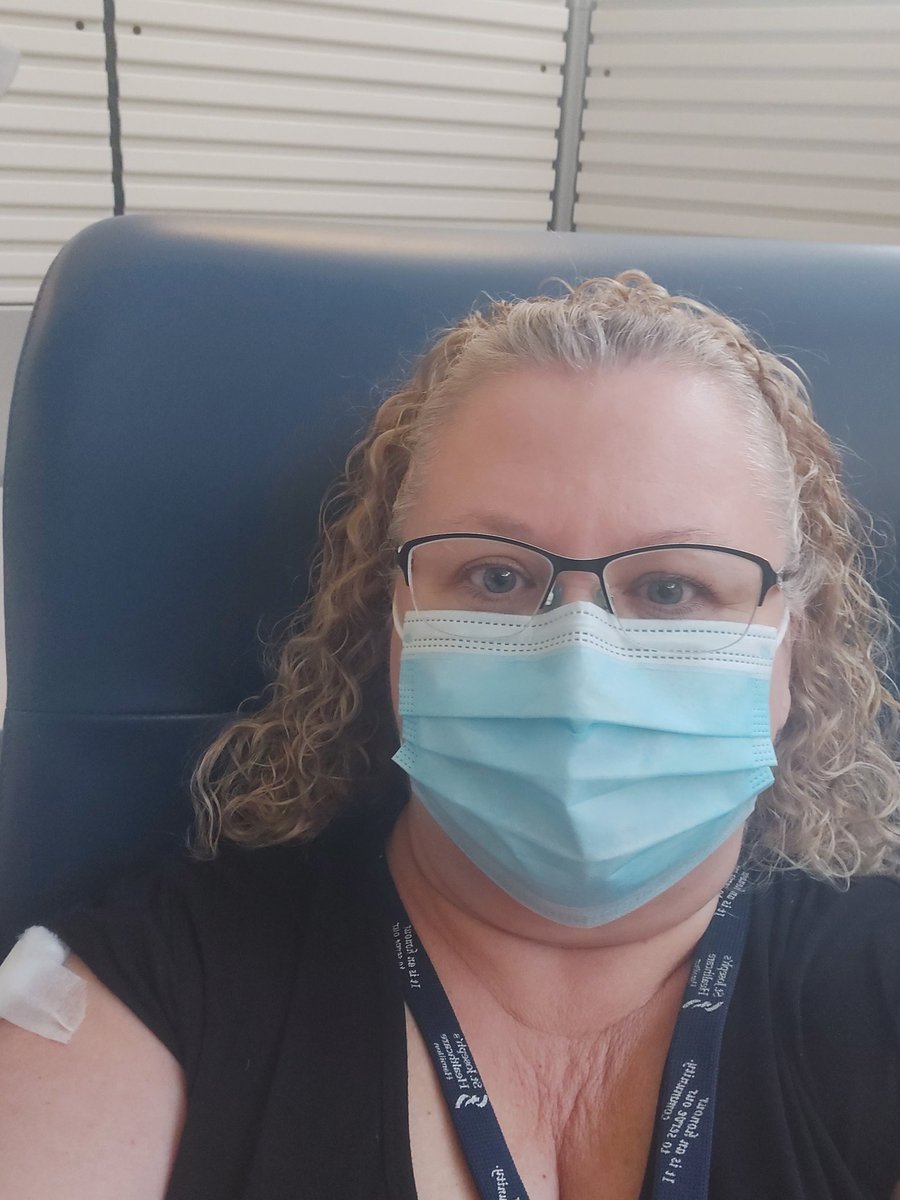 The day I got vaccinated, there was a big smile under that mask. So thankful and happy to help keep myself, friends, family and co-workers safe. I love science! ❤ 
<a href="/STJOESHAMILTON/">St. Joe's Healthcare (Hospital & Foundation)</a> 
<a href="/thisisourshotca/">This is Our Shot 🇨🇦 #ThisIsOurShotCA</a> 
#ThisIsOurShotCA