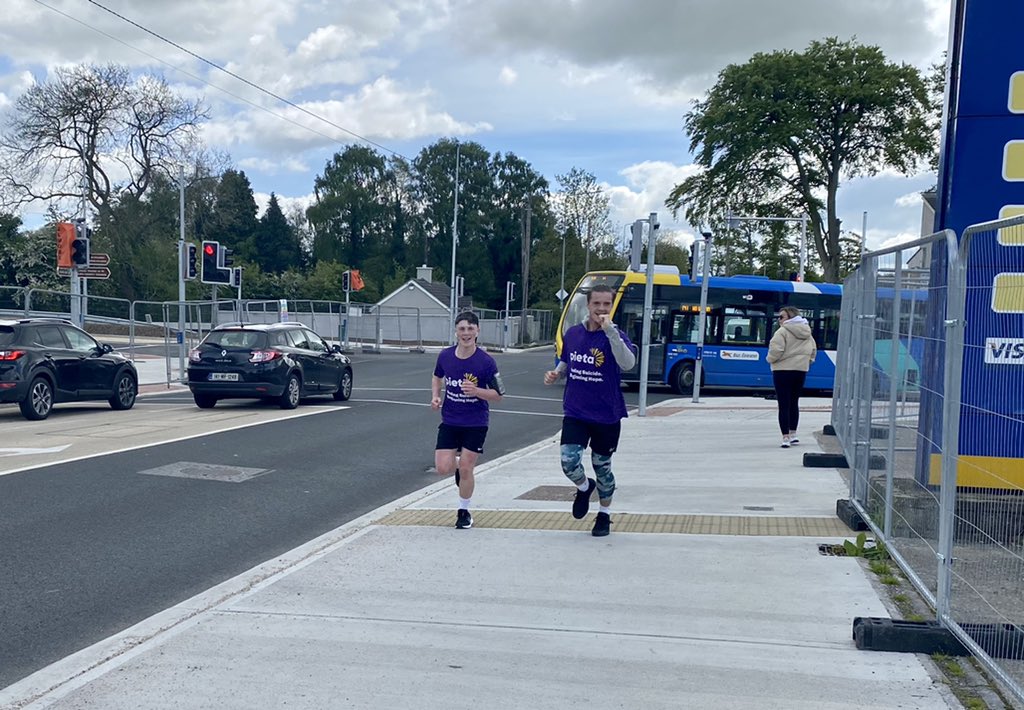 ColaisteNaMi's tweet photo. Well done to 5th year student Jack; past student Max; Máistir Tynan and Máistir Murtagh on completing a half Marathon this morning. There were also other students who took part in the run. Well done all!!
Jack has raised a massive €3500 so far for @PietaHouse Well done Jack👏👍 https://t.co/lQqA3ECxz5