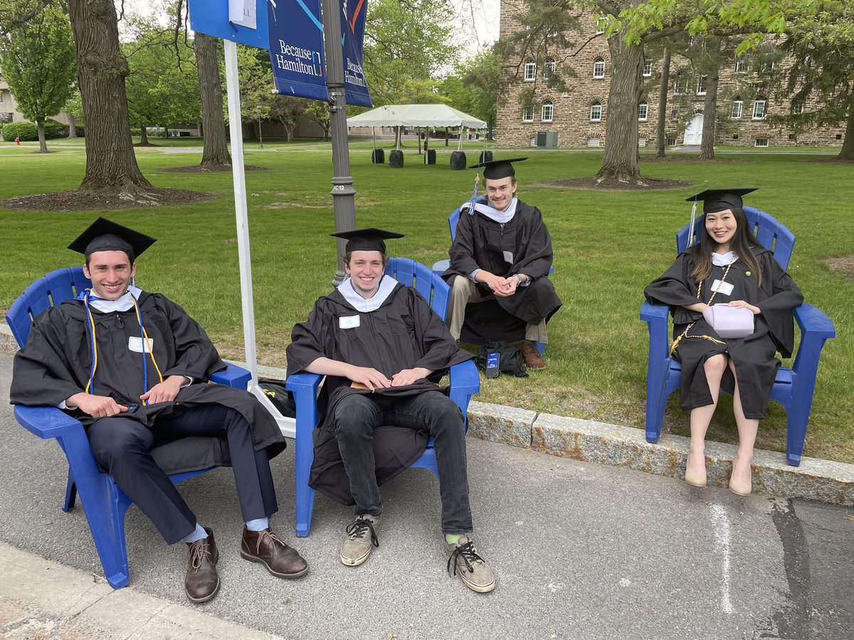 HamiltonCollege's tweet photo. Commencement. 

#hamilton2021 https://t.co/32KN8HWZ53