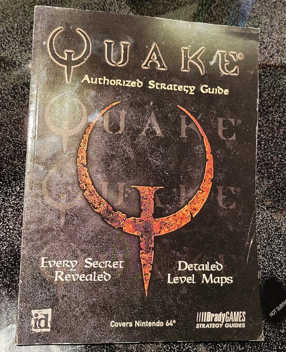 SlappyCromwell's tweet photo. I must apologize for my previous tweet. Of course, that's just some random magazine's depiction of the Shambler. It's not like it's authorized!
Wait a sec, does this "authorized" Quake 64 guide specifically feature a nifty render of a clearly smooth-skin Shambler? #quake #notfur https://t.co/K6EvgWtSX4