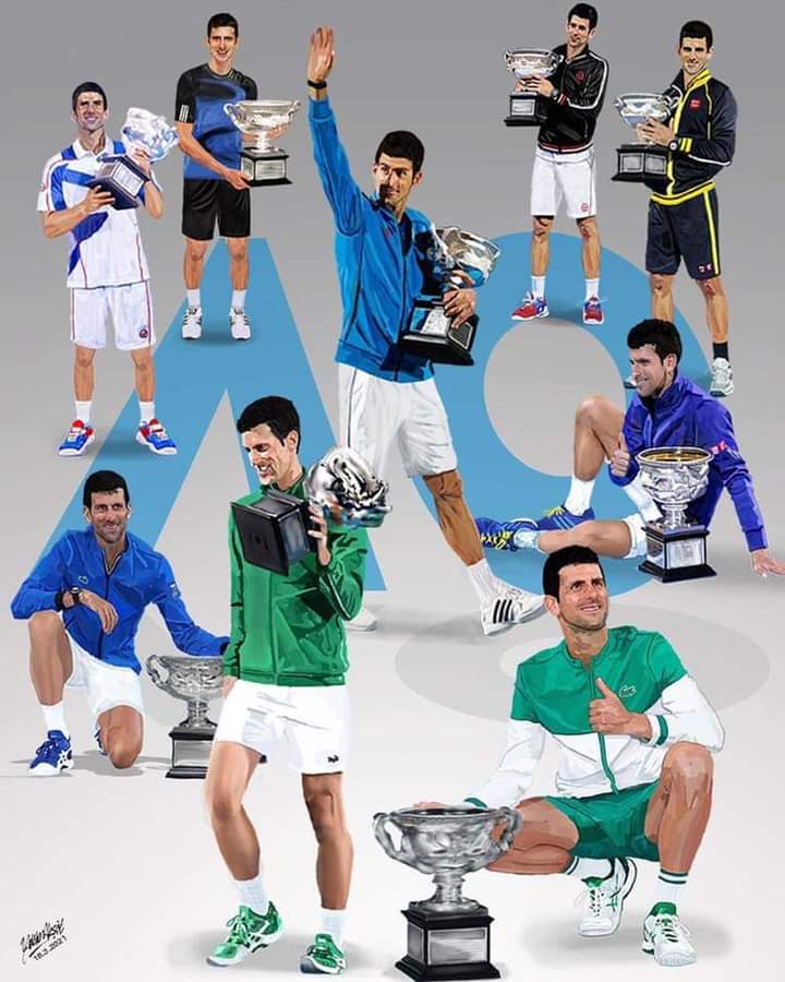 Feliz cumpleaños!!!   Happy birthday Ganador de 18 de Grand Slam 
Novak Djokovic    