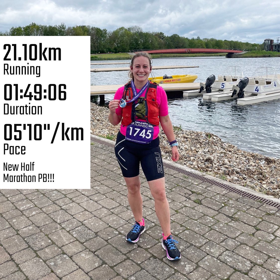 Well I’ll take a 9 minute official PB! Great benchmark for tackling <a href="/ThresholdUK/">Threshold Sports</a> #racetothestones for <a href="/GreatOrmondSt/">Great Ormond Street Hospital for Children</a> <a href="/GOSHCharity/">Great Ormond Street Hospital Charity</a> <a href="/GoshOps_Images/">GOSH Theatres & Radiology</a> in 7 weeks!!🏃‍♀️ I need food and a nap 😂 #run #runner #running