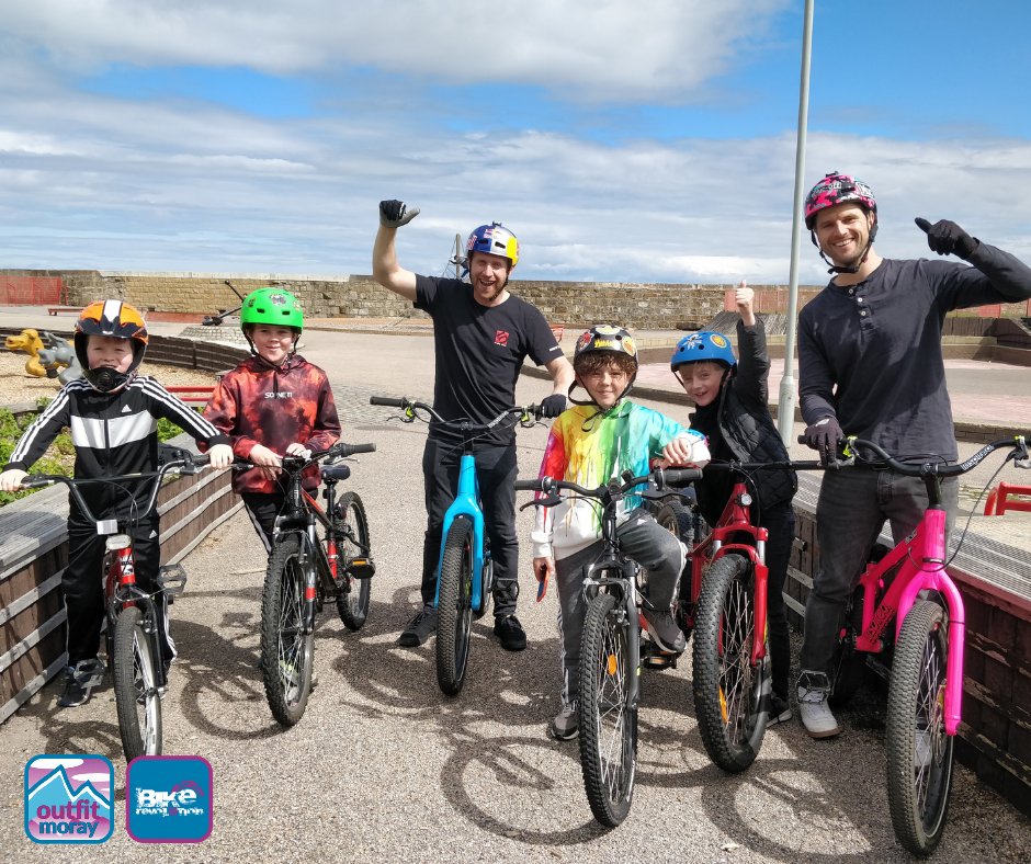 Outfit Moray & Bike Revolution (@outfitmoray) on Twitter photo Delighted to meet <a href="/danny_macaskill/">Danny MacAskill</a> & <a href="/duncshaw/">Duncan Shaw</a> at Station Park in Lossiemouth today, surrounded by excited @StGerardinePS pupils and a mad Fundraiser from Outfit Moray! Thanks for taking the time to listen about our work guys! Delighted to meet <a href="/danny_macaskill/">Danny MacAskill</a> & <a href="/duncshaw/">Duncan Shaw</a> at Station Park in Lossiemouth today, surrounded by excited @StGerardinePS pupils and a mad Fundraiser from Outfit Moray! Thanks for taking the time to listen about our work guys!