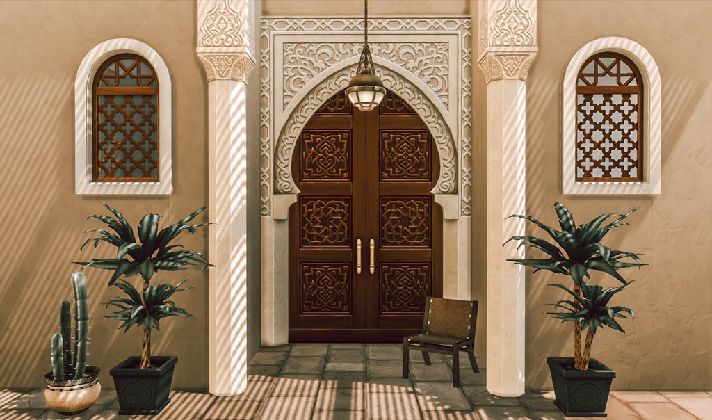 KawaiiFoxita's tweet image. Just posting doorways from now on 😅

#TheSims4 @TheSims #CourtyardOasisKit