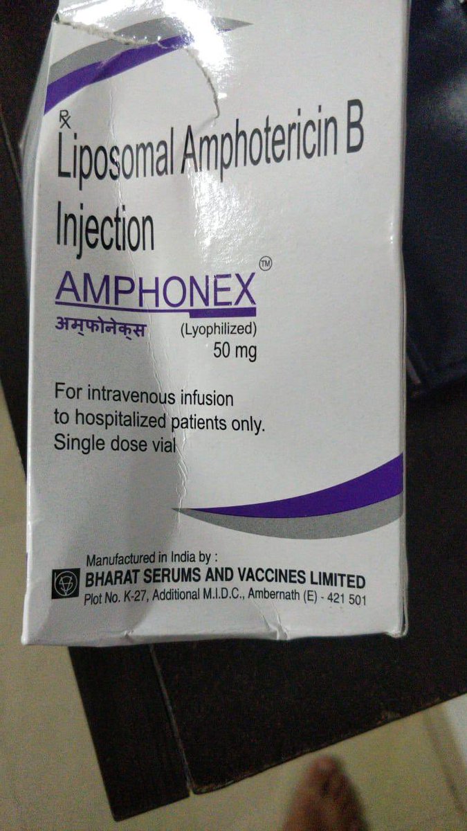 nagarprashant's tweet photo. @ChouhanShivraj @PMOIndia @IndoreCollector @iShankarLalwani  in need of Amphonex injections for black fungus for my mother (Mrs. Sheela Nagar), Bombay hospital, Indore.
Please help!! +91 98932-89956. Daily 6 for 2 weeks. https://t.co/bSFHOR0nZb