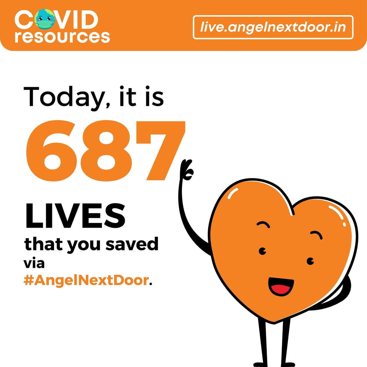 AngelNextDoorIN's tweet photo. 700 soon. 😇

#AngelNextDoor #covidresources #coronaindia #covid #corona #covidindia #covid_19 #coronavacccine #coronavirus https://t.co/S6q2iTemUr
