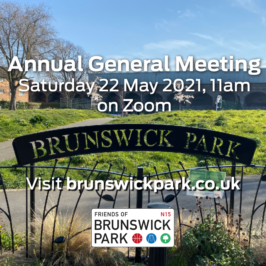 HAPPENING NOW: Friends of Brunswick Park N15's annual general meeting. Please join us now! brunswickpark.co.uk/2021/05/13/joi…