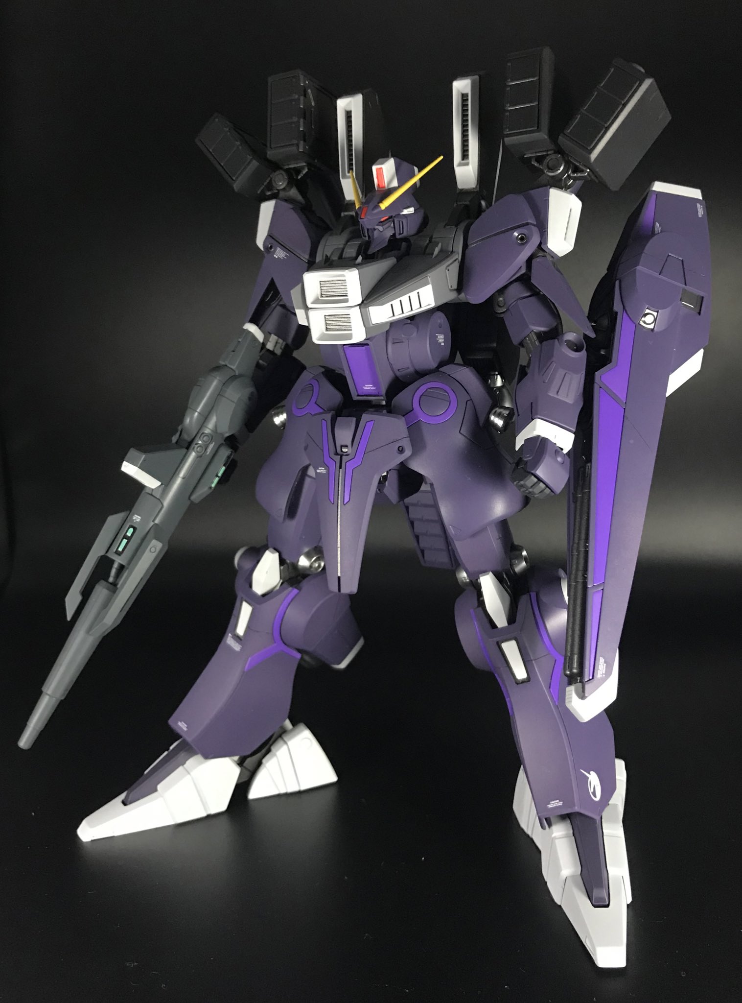 Trigger Mg ガンダムmk V シルヴァ バレト サプレッサーイメージカラーver 完成 もしバナージがmk V に搭乗したらこんなカラーかも をイメージして塗装しました ガンプラの画像を貼るとrtされると聞いて ガンプラ好きと繋がりたい ガンプラ