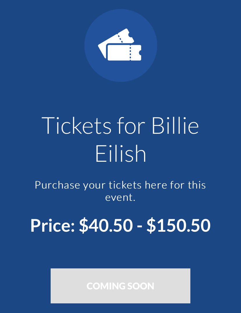 Billie Eilish Source Ø¹Ù„Ù‰ ØªÙˆÙŠØªØ± Us Ticket Prices For Billie S Happier Than Ever The World Tour Have Been Made Available Tickets Will Go On Pre Sale On May 26 And On Sale To The