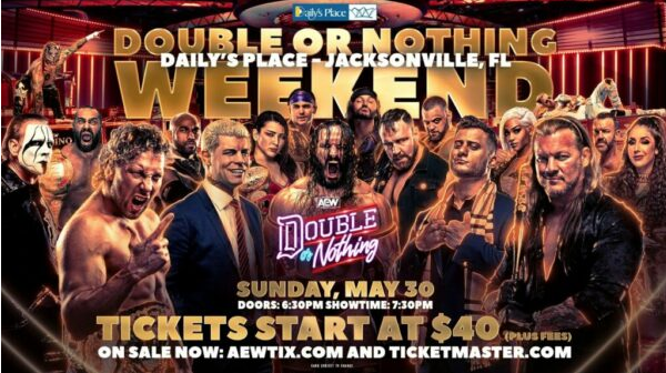On Wednesday night, the full card for AEW Double or Nothing was revealed on Dynamite. As we knew previously, the co-main events will see Kenny Omega