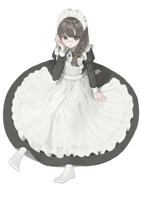 みつあみおさげメイドちゃん☕ 