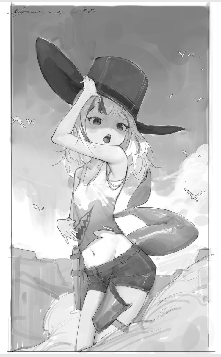 WIP...cowgirl~~~🦈🦈🦈 