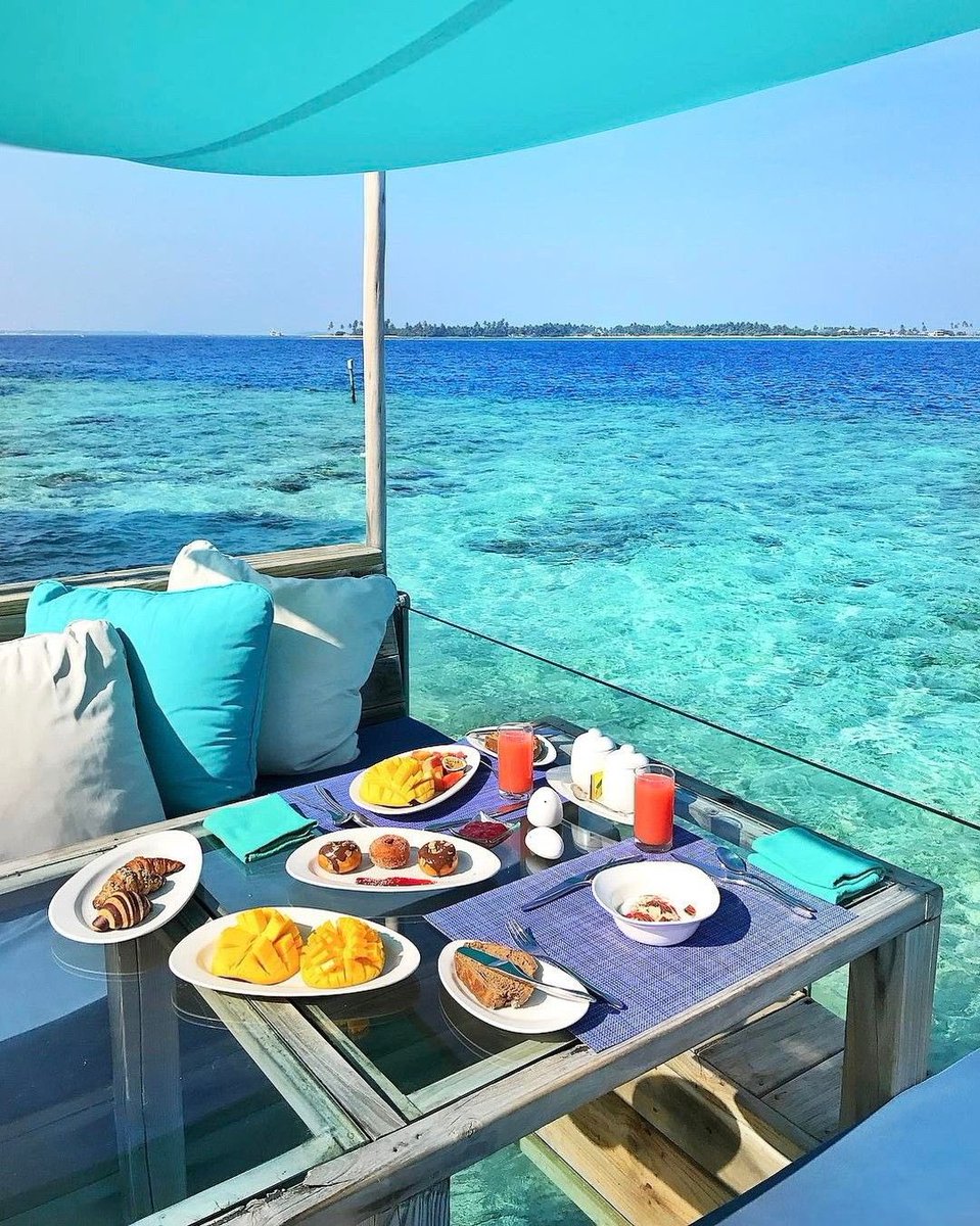 Breakfast in the Maldives is very high on the bucket list.