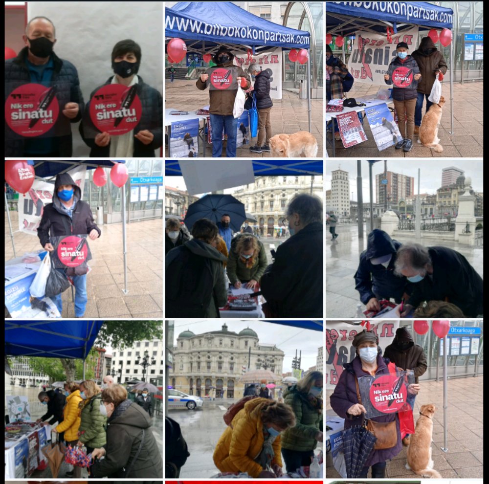gureeskubilbo's tweet photo. Bilbotarrok bustitzen ari gara #ErreferendumarenAlde! ✍️☔
Euria ez da izaten ari oztopo #SinaduraBilketa aurrera eramateko! 🌂📝
#Indautxu #Otxarkoaga #AldeZaharra #Errekalde
Hurbildu zu ere! Zure zain gaude!
#Altxa #Sinatu #Erabaki
@Hamaika_Gara @Gure_Esku https://t.co/39fX1M2NmO