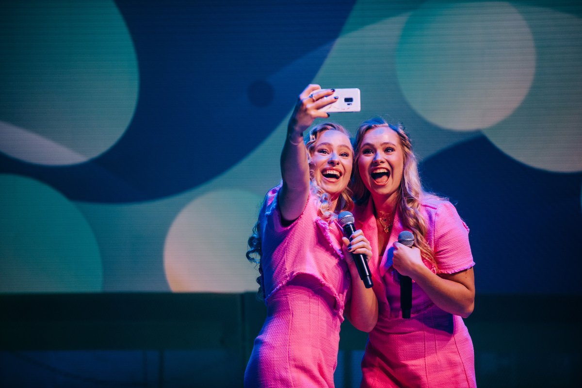 Twin sisters <a href="/MyleneRosanne/">MyleneRosanne</a> will perform tonight at 6 p.m. CEST. They participated in the Junior Eurovision Song Contest in 2013 with their song 'Double me'.

Tomorrow at 6 p.m!

eurovisionvillage.com
📷: Gaby Jongenelen

#EurovisionVillage #EurovisionVillage2021
