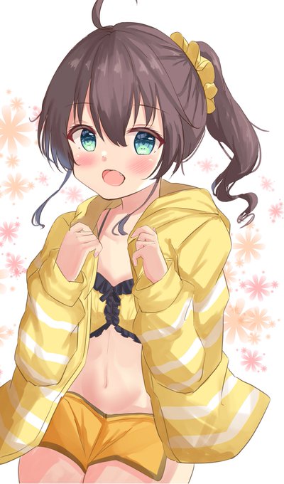 部屋着のまつりちゃん〜🏮 #祭絵 