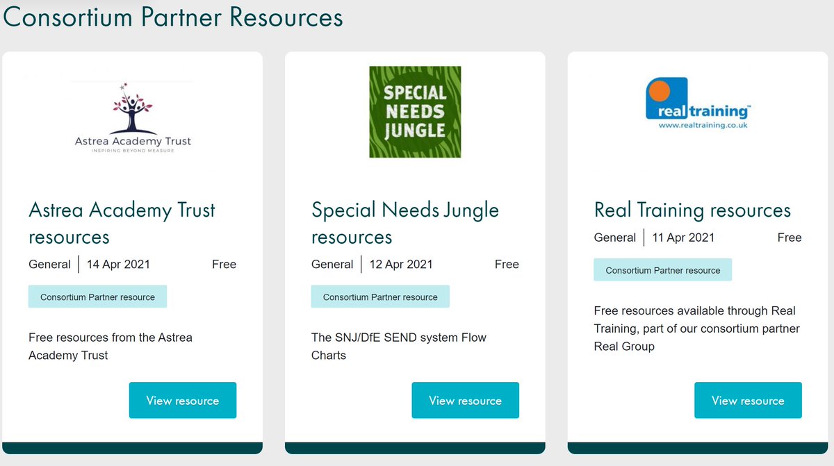 Our Whole School SEND Consortium Partners have some great free resources - you can find a selection of them on our website, the SEND Gateway: ow.ly/mGJY50ERsqz #SEND