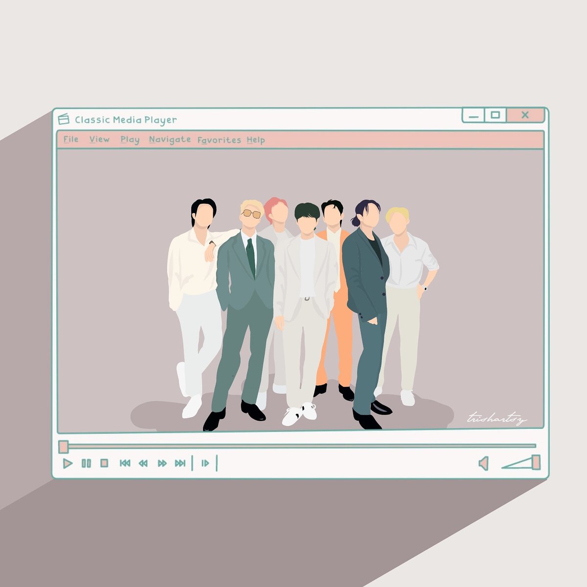 trishartsy's tweet photo. Smooth like butter
Like a criminal undercover
Gon' pop like trouble
Breakin' into your heart like that.... π§
πΌ Open for commission πΌ
#Butter #BTS
#ArtByTrisha #illustrationsph #illustratoroninstagram #minimalillustration #vectorart #commissionart #commissionph #giftideas https://t.co/KmawKlUl31