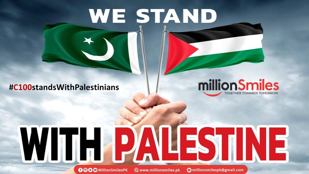 KhadijaCheema9's tweet photo. Pakistan stand with Palestine
#C100standsWithPalestinians https://t.co/MygjybML73