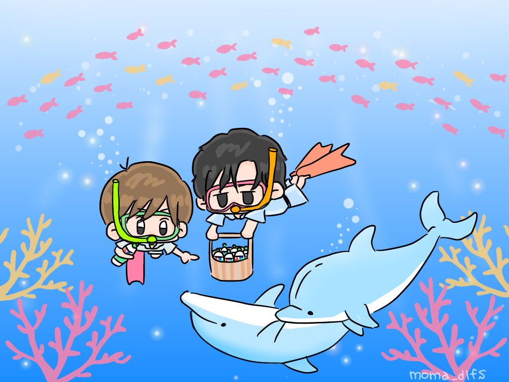 もま 三ツ矢サイダー あべめめcm めめあべ 泳いでむかってますっ Snowman Snowman イラスト ちびすの 三ツ矢サイダー