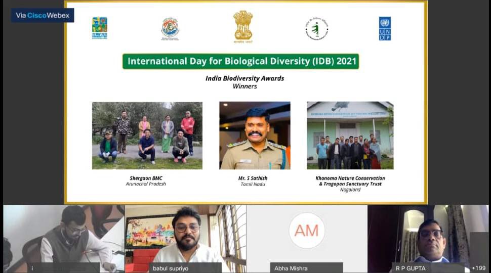 KirenRijiju's tweet photo. Congratulations to Shergaon BMC led by Sh Pem Norbu Thungon, for winning Best Biodiversity Management Committee for the 5th edition of India Biodiversity Awards, by National Biodiversity Authority, @moefcc on the occasion of International Day for Biological Diversity(IDB) 2021. https://t.co/kSaVG8ek6V