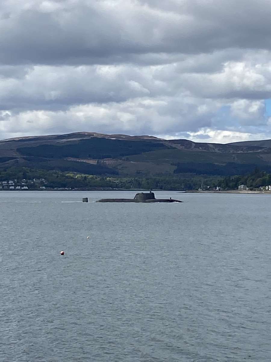 As always the follow up IPhone pics of submarine on a cloudy Loch Long in Argyll Scotland this morning 

<a href="/NavyLookout/">Navy Lookout</a> <a href="/UKDefJournal/">UK Defence Journal</a> <a href="/MaryTaxi/">MaryC</a> 

#Submarine #LochLong #Argyll #Scotland #RosneathPeninsula #IphonePhotography #MHHSBD