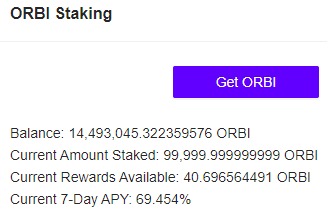 CryptoOrbicular's tweet photo. Staking rewards 25x as effective for liquidity staking than  token staking at https://t.co/XcJCkuKR6x. ~1750% 7-Day APY for liquidity stakers!

Next: Writing a proprietary, specialized programming language in assembly within ethereum.

$ORBI https://t.co/ztlVm1oJ9a