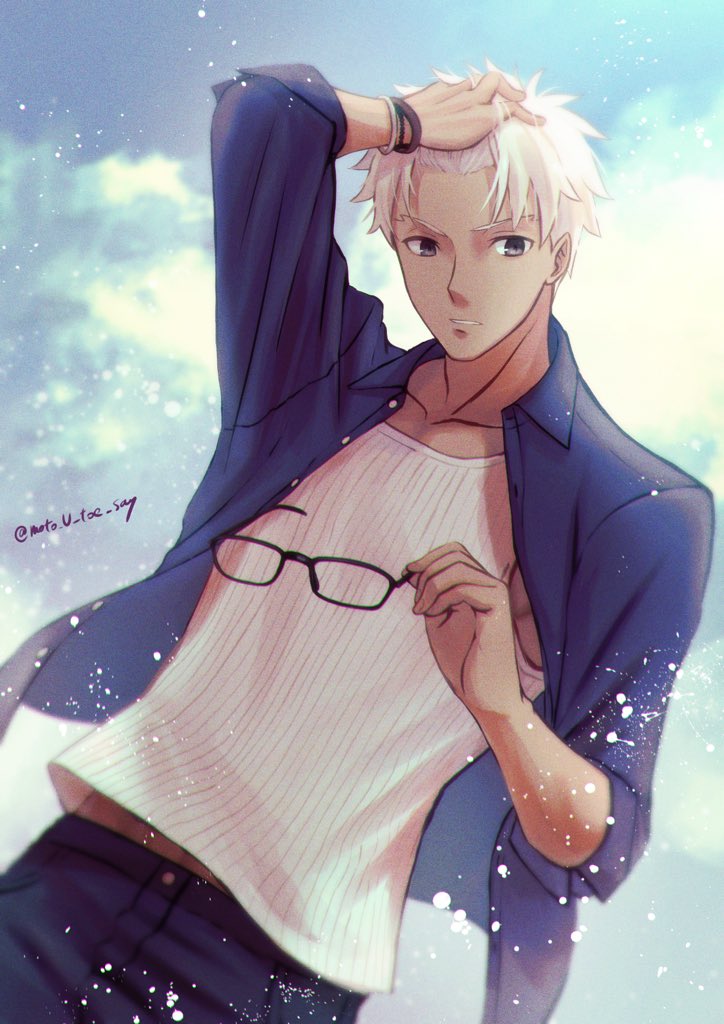 サマーカジュアルおにいさんエミヤ ふぉむなんとのイラスト