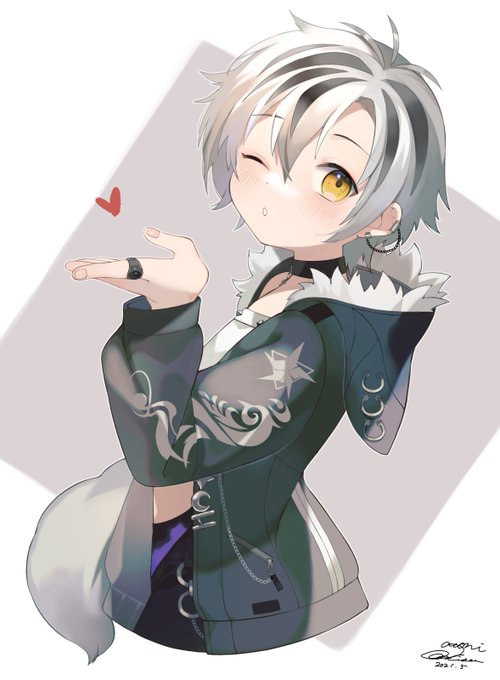 投げキッスのtwitterイラスト検索結果