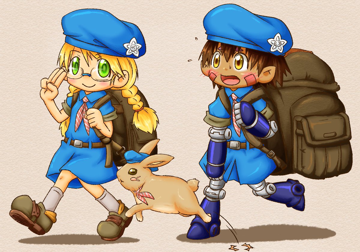 ウフィ Ufficiale ガールスカウトの日だそうってことで リコさん隊 ゝ メイドインアビス