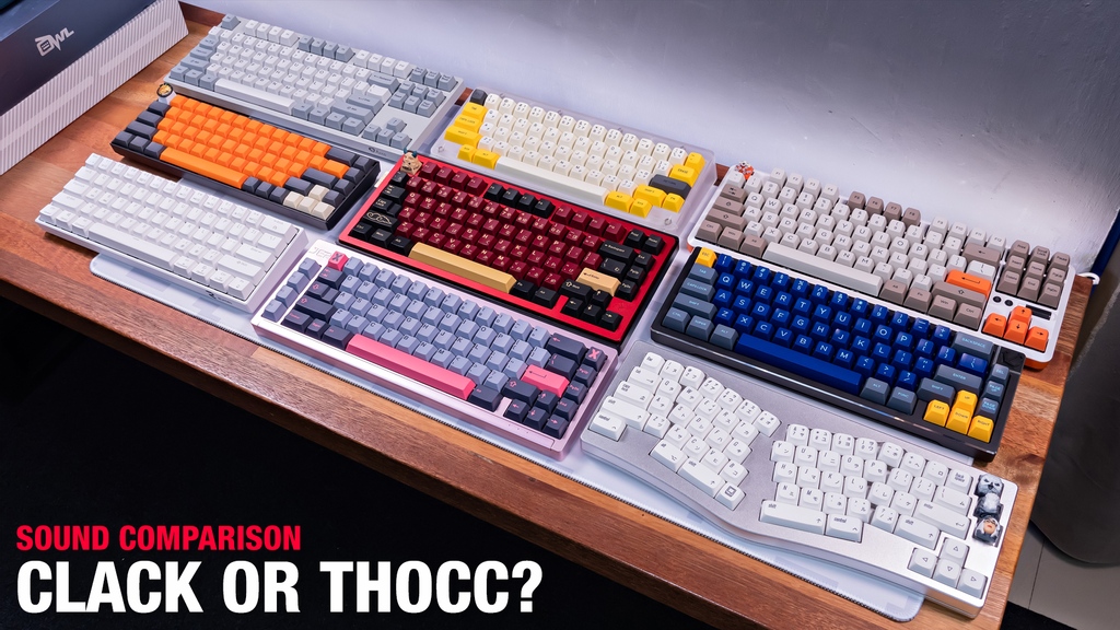 techbroll's tweet image. NEW VIDEO ALERT!

Sound Test: Think 6.5 V2 LE, Jelly Epoch, Rama Kara, JER Mini, YMDK Wings, and More!

Watch 👉 youtu.be/jkKu_LM-GTo

#MechanicalKeyboards #SoundTest #SoundComparison