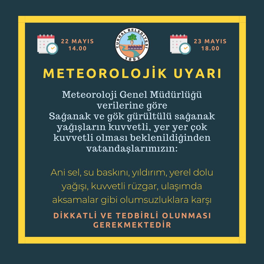 ilkerbekler60's tweet photo. 📢 Meteoroloji Genel Müdürlüğü'nden Uyarı https://t.co/MxHQlXHKkV