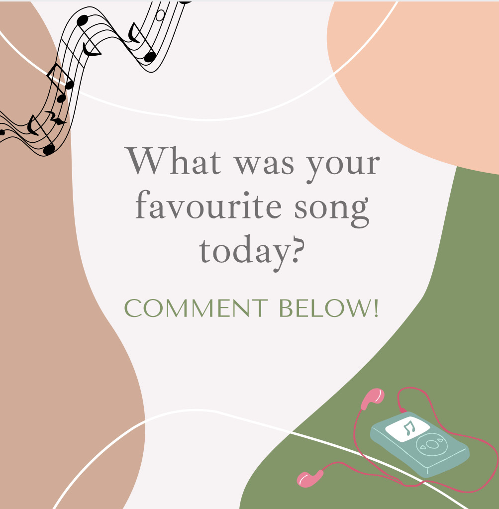 Hey Friends! What was your favorite song today? Comment down below 🎶✨
#mentalhealth #music #mentalhealthmatters #mentalhealthawareness #commentbelow