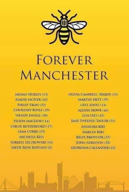 We will always remember and honour the memory of the innocents 💙🐝💙🐝💙🐝💙🐝💙🐝💙🐝💙🐝💙🐝💙🐝💙🐝💙🐝💙🐝💙🐝💙🐝💙🐝💙🐝💙🐝💙🐝💙🐝💙🐝💙🐝💙🐝 #ManchesterRemembers #Manchester22 #ManchesterArena #manchesterbombing