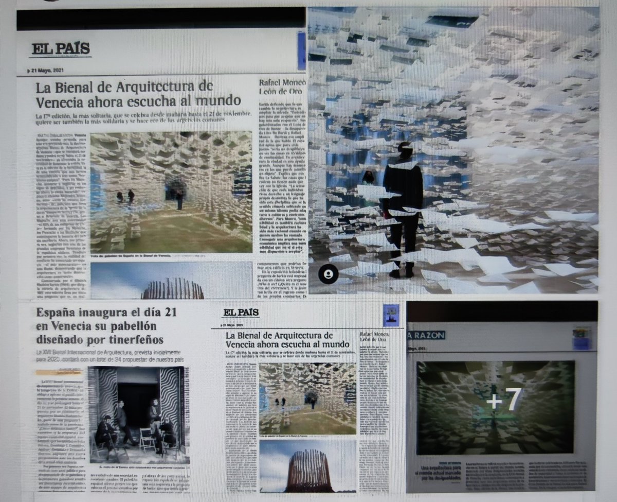 PresiCOFSCTFE's tweet photo. @DulceXerach @laprovincia_es Hola
Te adjunto unos recortes del stand español, realizado por unos arquitectos muy jóvenes tinerfeños https://t.co/tTbFThny7N