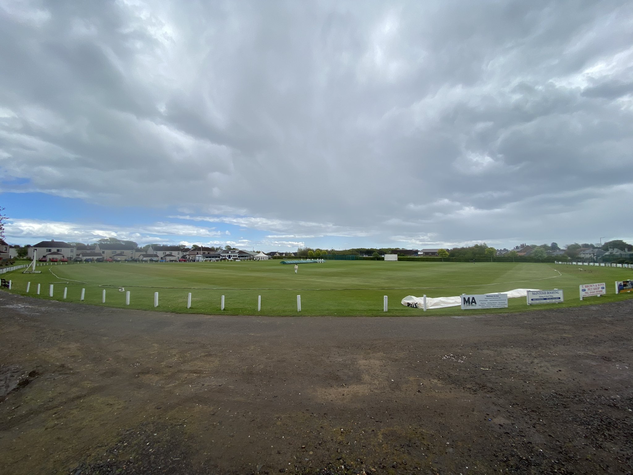 DHSFPCC on Twitter "Arbroath won the toss and elected to bowl however the covers are on