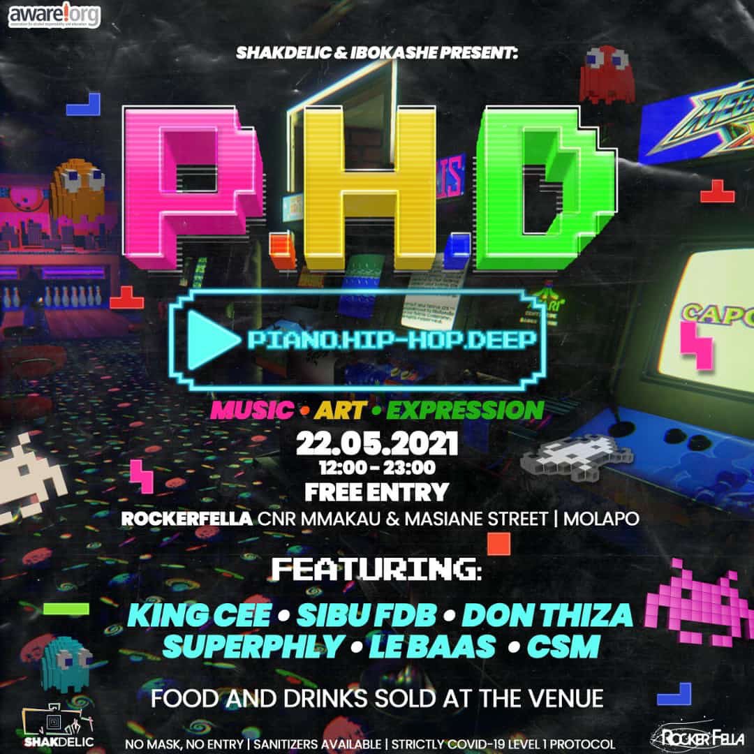 Get That Over Dose Of...

👾🎮👾P.inao H.ip-Hop D.eep👾🎮👾

🎟Free Entry | ⏰12:00PM - 11:00PM 

📍RockerFella Soweto | #RFS