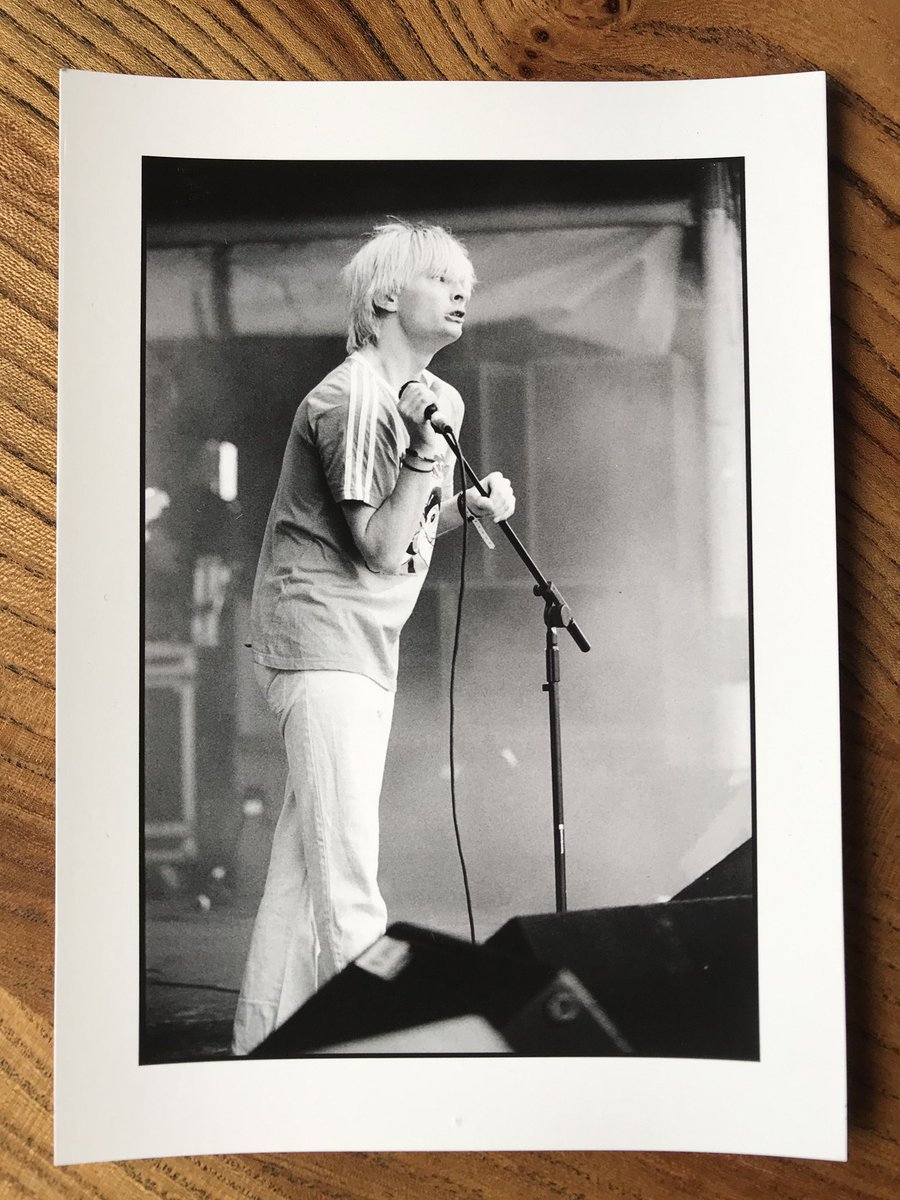 RogerSargo's tweet photo. Pic I took of Radiohead on the NME stage at Glastonbury ‘94

@thomyorke https://t.co/yssqMjtvaE