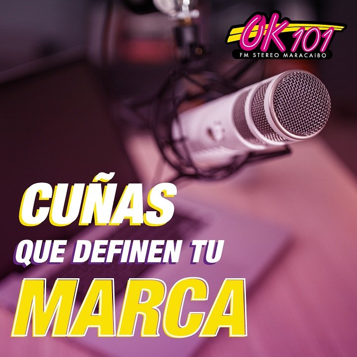 FMOK101's tweet photo. Tenemos la cuña ideal para ti🙌🎙️

 Anuncia con #Ok101 y hazte notar en toda la región🤩
.
.
OK 101… ¡Tu FM stereo!🎶 https://t.co/XkKd9sY2A9