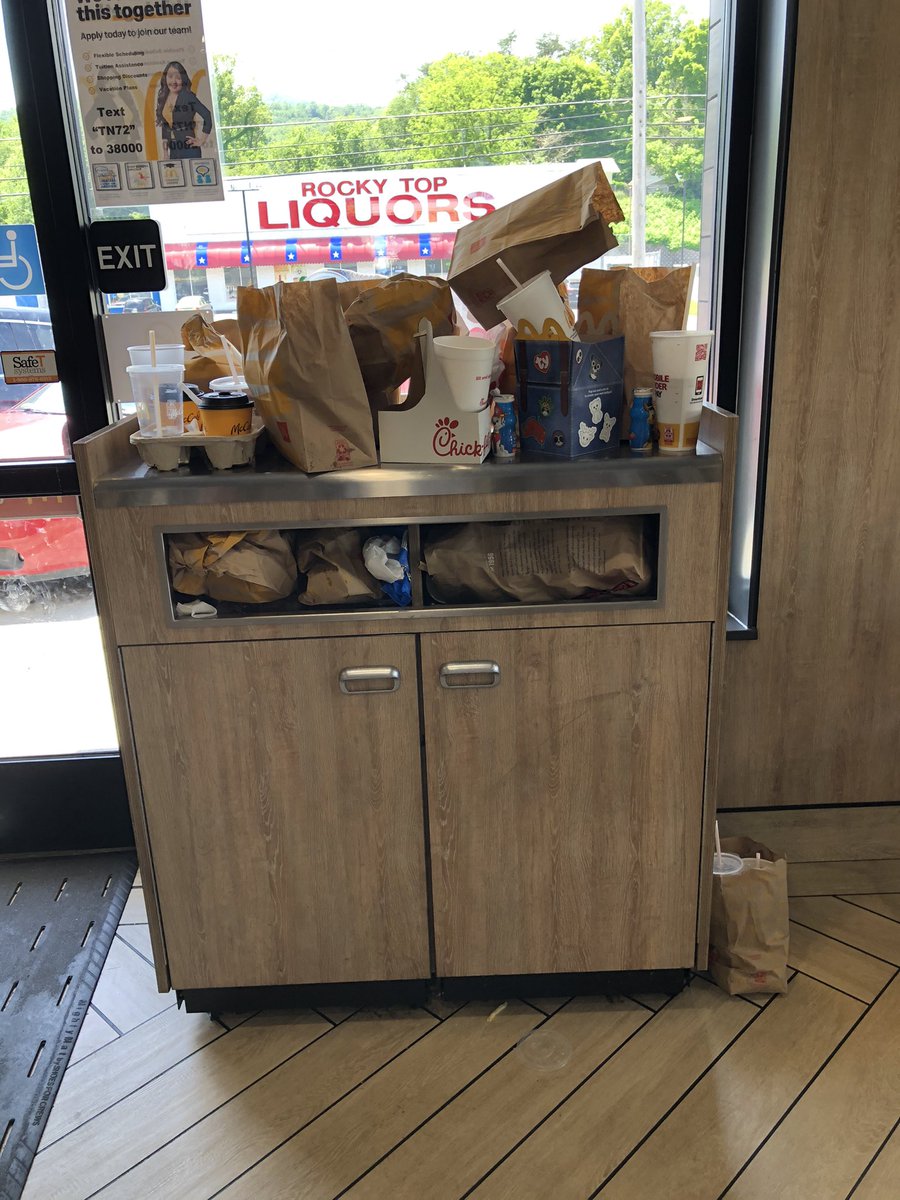 MSWallack's tweet image. Anyway, I did want to post photos from the @McDonalds in Rocky Top, Tennessee (where I was responsible for a long delay for using the automated order kiosk). Anyway, don’t these photos make you want to eat there?
