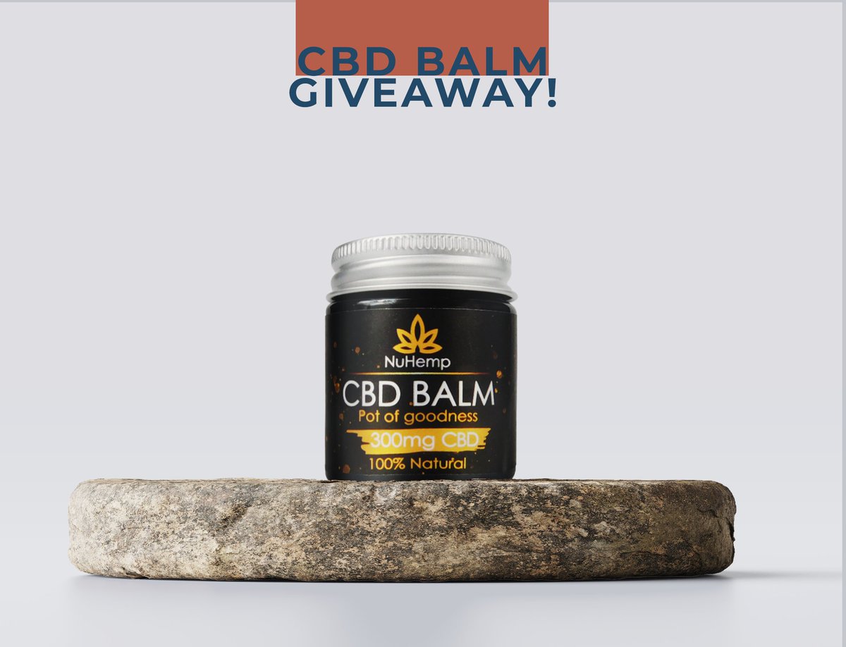 😁 CBD BALM GIVEAWAY 😁

Let's start the weekend right with a giveaway! 

Win our pot of goodness aka CBD balm 😊

To enter:
🔸️LIKE 
🔸️RETWEET using #cbdbalm
🔸️FOLLOW us
🔸️TAG a friend

Competition ends Monday 8pm. UK only.

Good luck!

nuhemp.co.uk