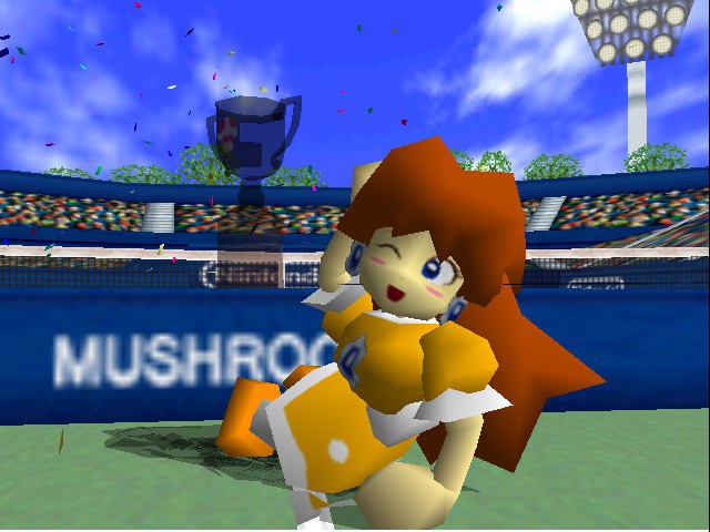 Something cool I noticed about Daisy in #MarioGolfSuperRush is