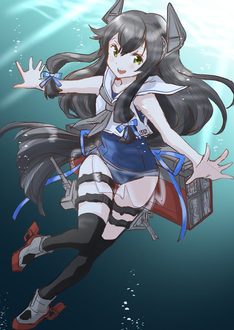 ヨナちゃん描きました
水中表現もう少し変化入れたいですね… 