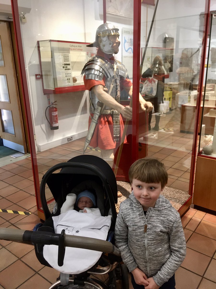 ServiliusPulex's tweet photo. So nice to be able to bring the family back to the museum again @RomanCaerleon #Isca #Romans #Caerleon #LEGIIAVG https://t.co/jQPKGxWTMo
