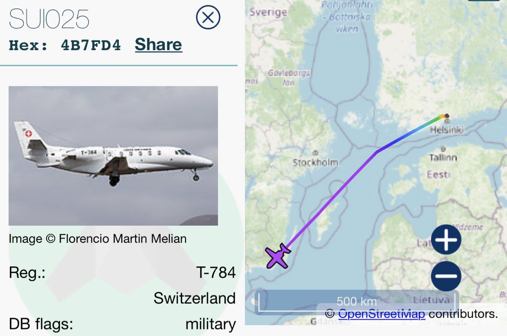 RT @balticjam: Swiss Air Force outbound Helsinki. https://t.co/A1DoDp4VWh