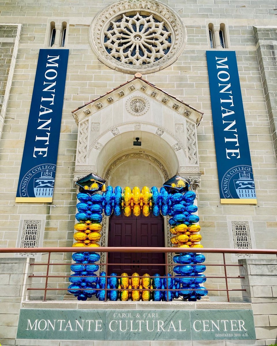 Canisius_Univ's tweet photo. Today is the big day for the Undergrad Class of 2020!  "Grad Walk" starts soon. Congratulations!  #GriffGrad https://t.co/NRiVnxL9Di