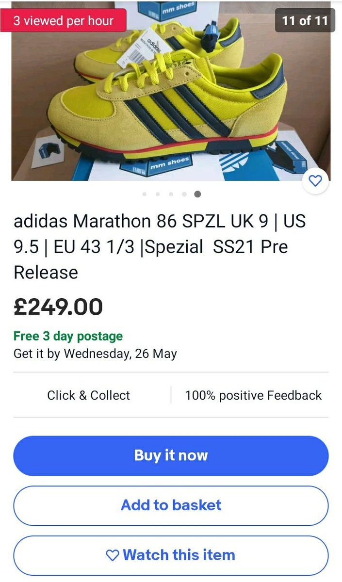3_stripes4life's tweet photo. #marathon86spzl on ebay already just in case you wanna pay 3 times over the odds,
.
#ebaywankers #evilbay #pipesmokers #knobjockeys https://t.co/1WA52N2cdt